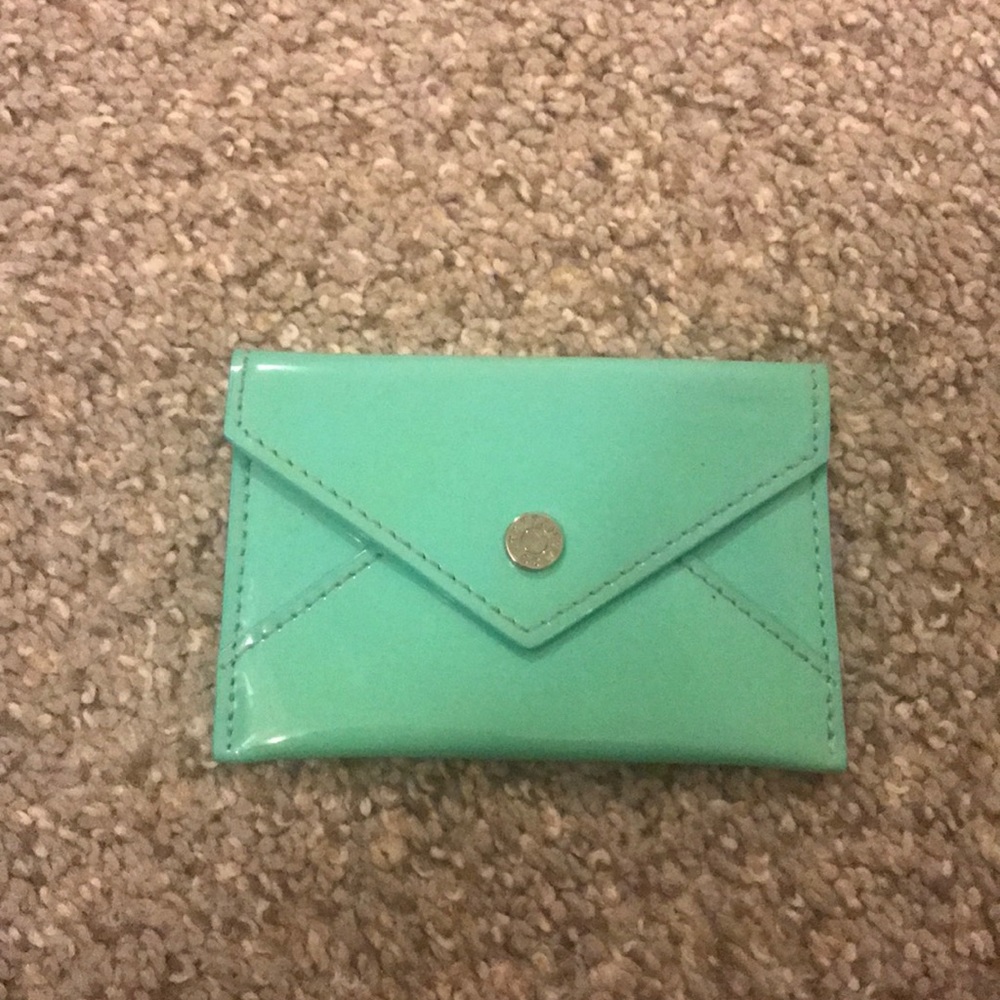 Authentic Tiffany & co patent leather card holder